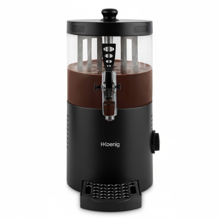 Distributeur a chocolat chaud - H.KoeNIG - SHK802 - 1200 W - 3L - Noir Distributeur a chocolat chaud - H.KoeNIG - SHK802 - 1200 W - 3L - Noir