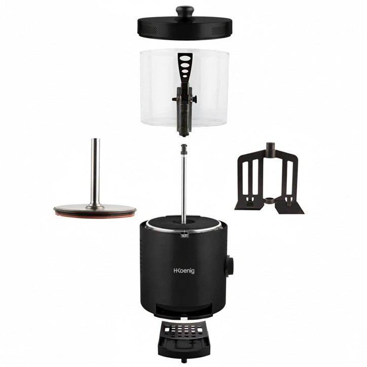 Distributeur a chocolat chaud - H.KoeNIG - SHK802 - 1200 W - 3L - Noir Distributeur a chocolat chaud - H.KoeNIG - SHK802 - 1200 W - 3L - Noir