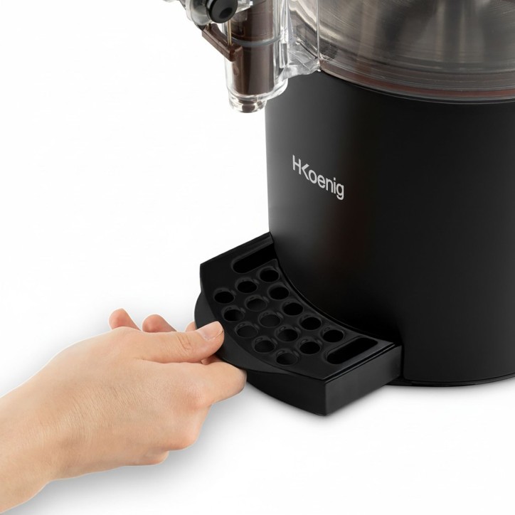 Distributeur a chocolat chaud - H.KoeNIG - SHK802 - 1200 W - 3L - Noir Distributeur a chocolat chaud - H.KoeNIG - SHK802 - 1200 W - 3L - Noir