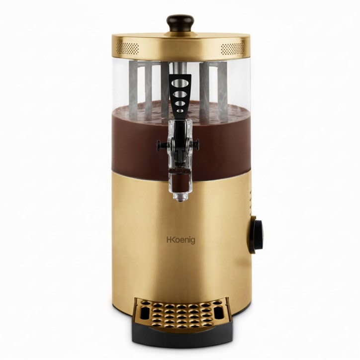 Distributeur a chocolat chaud - H.KoeNIG - SHK804 - 1200 W - 3L - Doré Distributeur a chocolat chaud - H.KoeNIG - SHK804 - 1200 W - 3L - Doré