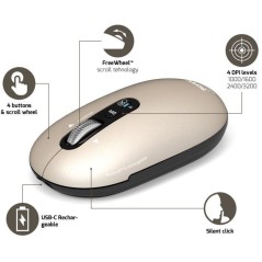Souris sans fil - PORT Designs - 910500 PURE - Bluetooth - Rechargeabl