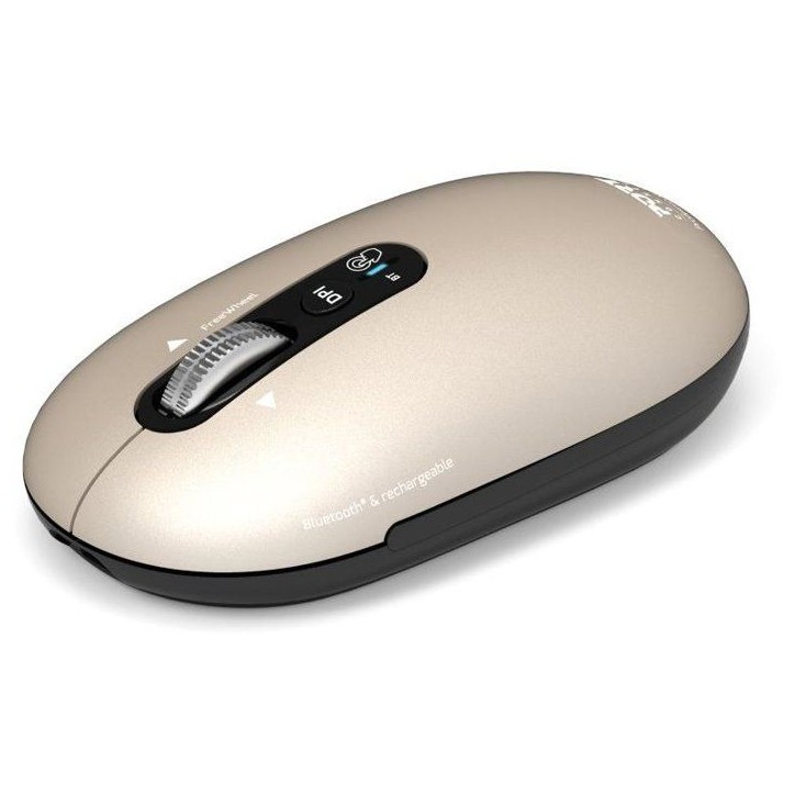 Souris sans fil - PORT Designs - 910500 PURE - Bluetooth - Rechargeable - Beige clair