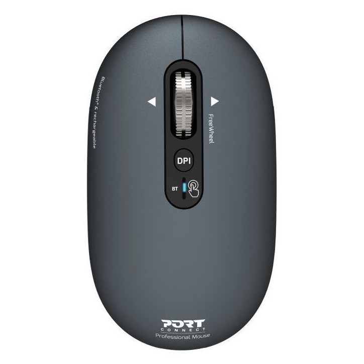 Souris sans fil - PORT Designs - 910501 PURE - Bluetooth - Rechargeable - Gris anthracite Souris sans fil - PORT Designs - 910501 PURE - Bluetooth - Rechargeable - Gris anthracite