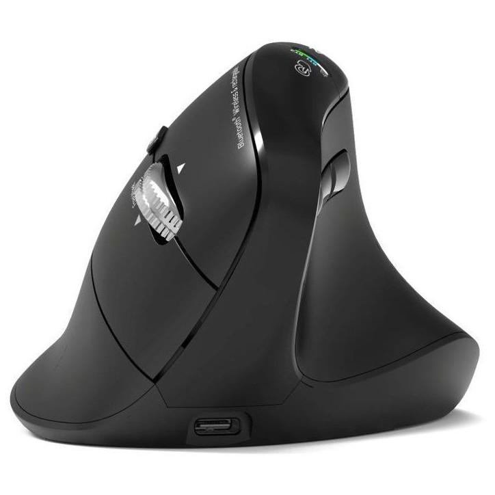 Souris sans fil - PORT Designs - 910204 ERGO AUDITOR - Bluetooth & 2.4 GHz - Rechargeable - Noir Souris sans fil - PORT Designs - 910204 ERGO AUDITOR - Bluetooth & 2.4 GHz - Rechargeable - Noir
