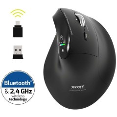 Souris sans fil - PORT Designs - 910204 ERGO AUDITOR - Bluetooth & 2.4