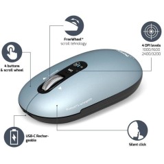 Souris sans fil - PORT Designs - 910500 PURE - Bluetooth - Rechargeabl
