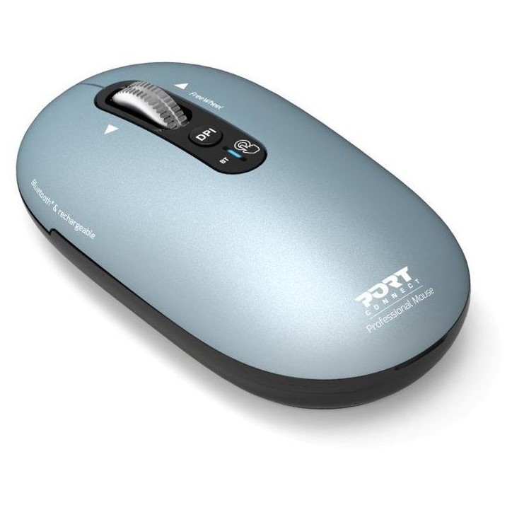 Souris sans fil - PORT Designs - 910500 PURE - Bluetooth - Rechargeable - Bleu sombre Souris sans fil - PORT Designs - 910500 PURE - Bluetooth - Rechargeable - Bleu sombre
