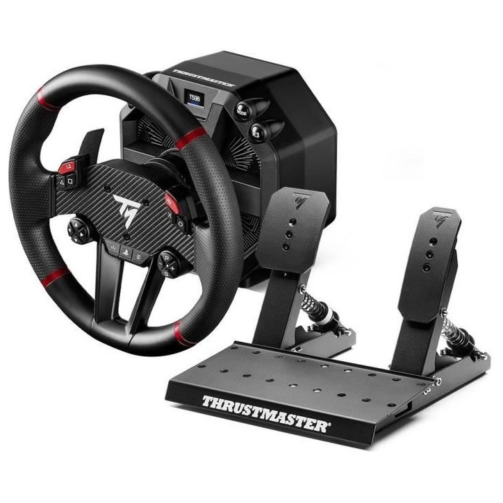 Volant de course avec base + pédalier - THRUSTMASTER - T598 X - Moteur Direct Axial Drive - Xbox Series X|S, Xbox One, PC Volant de course avec base + pédalier - THRUSTMASTER - T598 X - Moteur Direct Axial Drive - Xbox Series X|S, Xbox One, PC