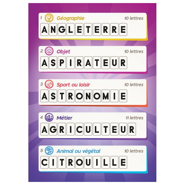ACTARUS - Tilt- Jeu de société coopératif - Ambiance - Mots a deviner - Des 10 ans - 2 a 8 joueurs - 25 min ACTARUS - Tilt- Jeu de société coopératif - Ambiance - Mots a deviner - Des 10 ans - 2 a 8 joueurs - 25 min