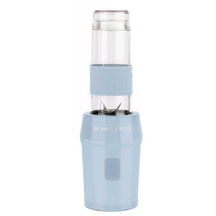 Mini-blender - SWEISS - MOOV6 - 300 W - 570 ml - 2 gourdes - Bleu Mini-blender - SWEISS - MOOV6 - 300 W - 570 ml - 2 gourdes - Bleu