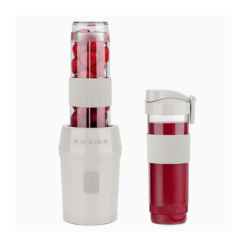 Mini-blender - SWEISS - MOOV8 - 300 W - 570 ml - 2 gourdes - Beige