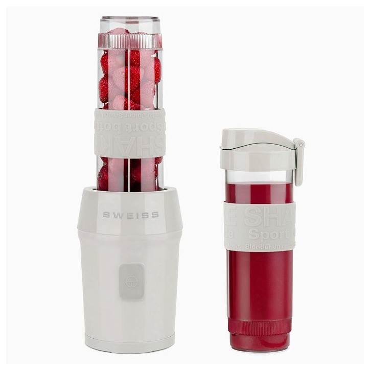 Mini-blender - SWEISS - MOOV8 - 300 W - 570 ml - 2 gourdes - Beige Mini-blender - SWEISS - MOOV8 - 300 W - 570 ml - 2 gourdes - Beige
