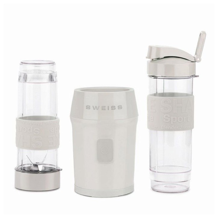 Mini-blender - SWEISS - MOOV8 - 300 W - 570 ml - 2 gourdes - Beige Mini-blender - SWEISS - MOOV8 - 300 W - 570 ml - 2 gourdes - Beige