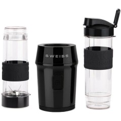 Mini-blender - SWEISS - MOOV9 - 300 W - 570 ml - 2 gourdes - Noir