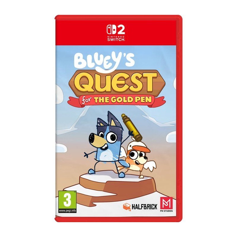 Bluey's Quest for the Gold Pen • Jeu Nintendo Switch 2