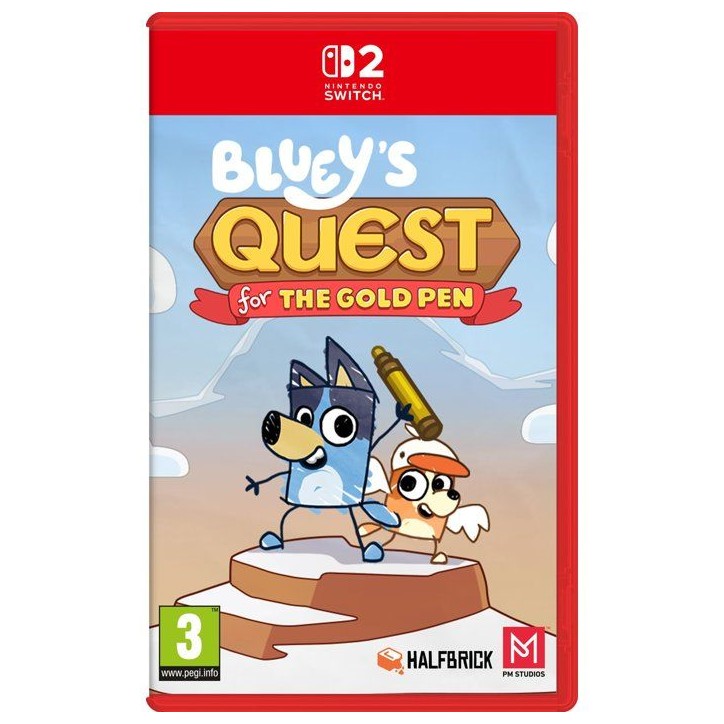 Bluey's Quest for the Gold Pen • Jeu Nintendo Switch 2
