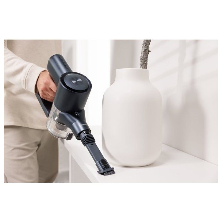 SEVERIN HV7178 - Aspirateur balai sans fil 2-en-1 - 11 000 Pa - 35 min - 500 ml - Bleu / Noir SEVERIN HV7178 - Aspirateur balai sans fil 2-en-1 - 11 000 Pa - 35 min - 500 ml - Bleu / Noir