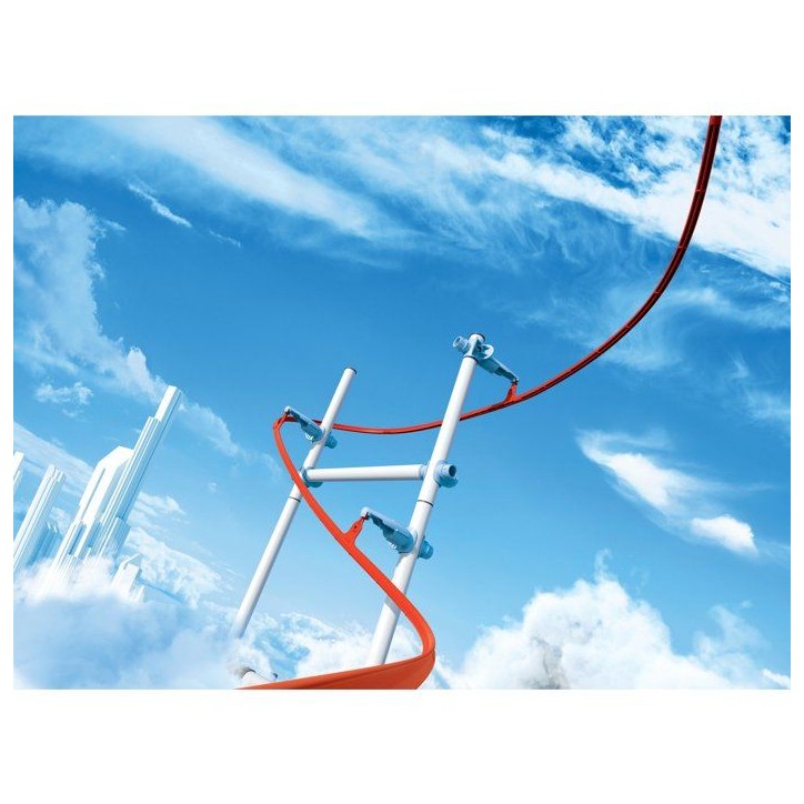 Sky Trails: Construction Pack, Set d'expansion, Circuit aérien, 38 pieces, des 7 ans