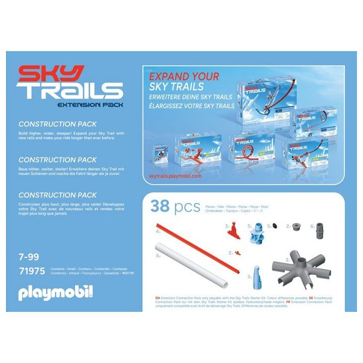 Sky Trails: Construction Pack, Set d'expansion, Circuit aérien, 38 pieces, des 7 ans