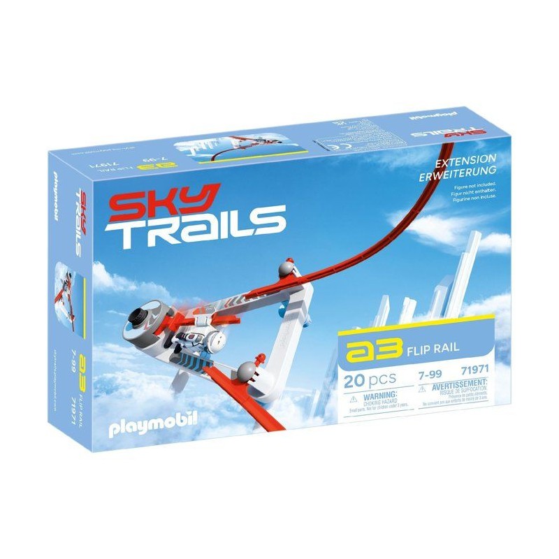 Sky Trails: Flip Rail, Set d'action, Circuit aérien, 20 pieces, des 7