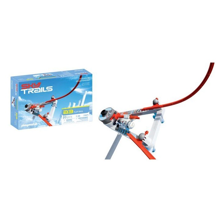Sky Trails: Flip Rail, Set d'action, Circuit aérien, 20 pieces, des 7 ans