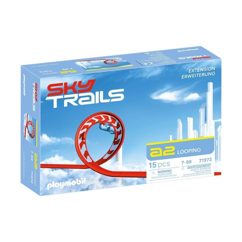 Sky Trails: Looping, Set d'action, Circuit aérien, 15 pieces, des 7 a