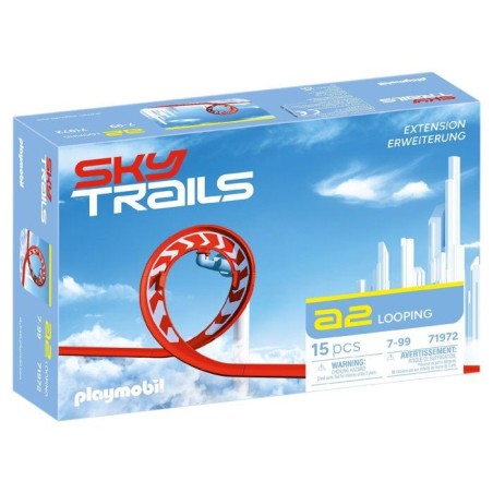 Sky Trails: Looping, Set d'action, Circuit aérien, 15 pieces, des 7 a