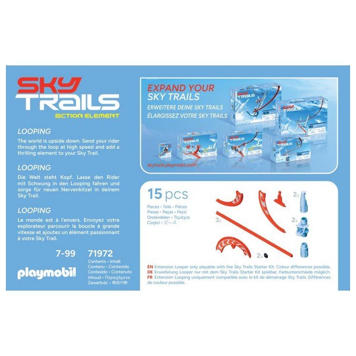 Sky Trails: Looping, Set d'action, Circuit aérien, 15 pieces, des 7 ans