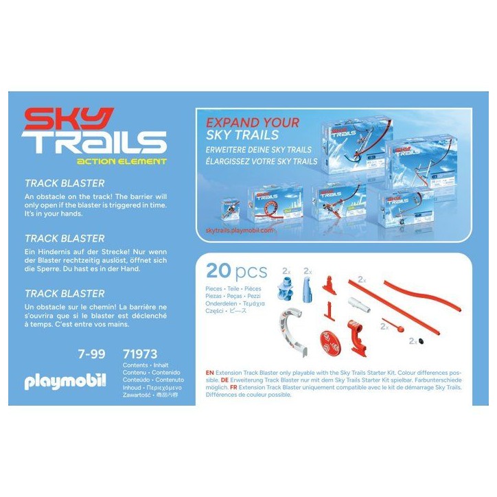 Sky Trails: Track Blaster, Set d'action, Circuit aérien, 20 pieces, des 7 ans