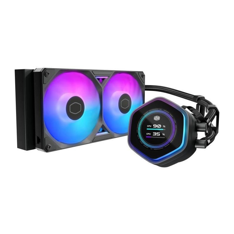 COOLER MASTER - MasterLiquid 240 Atmos II LCD ARGB - Watercooling AIO