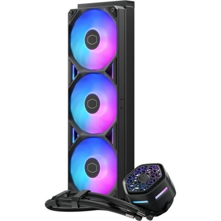COOLER MASTER - MasterLiquid 360 Atmos II VRM Fan ARGB - Watercooling AIO - Ventilateurs 120mm