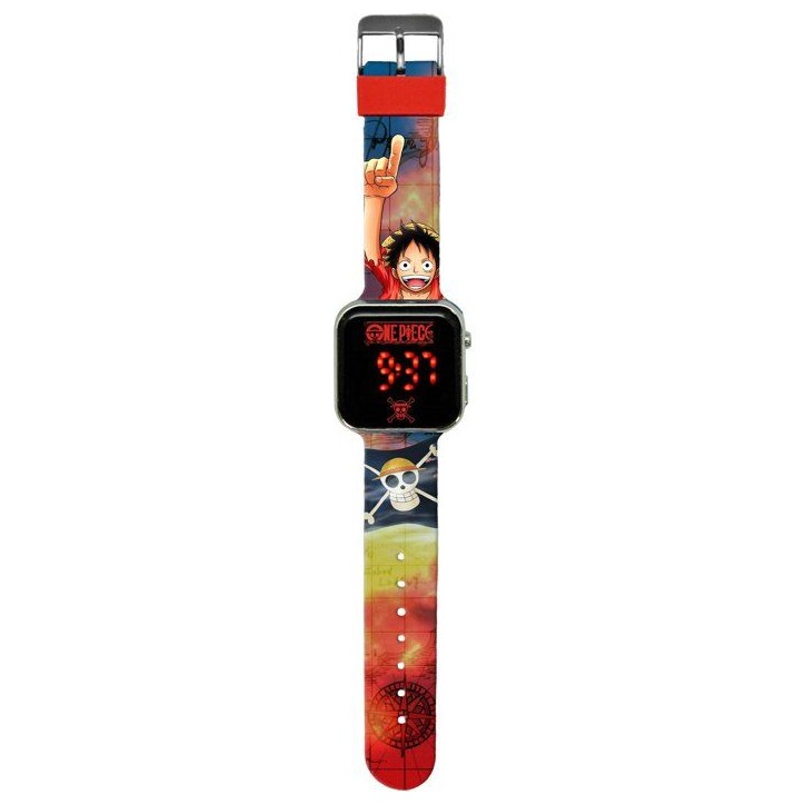 Montre LED - KIDS LICENSING - One Piece Luffy - Des 4 ans Montre LED - KIDS LICENSING - One Piece Luffy - Des 4 ans