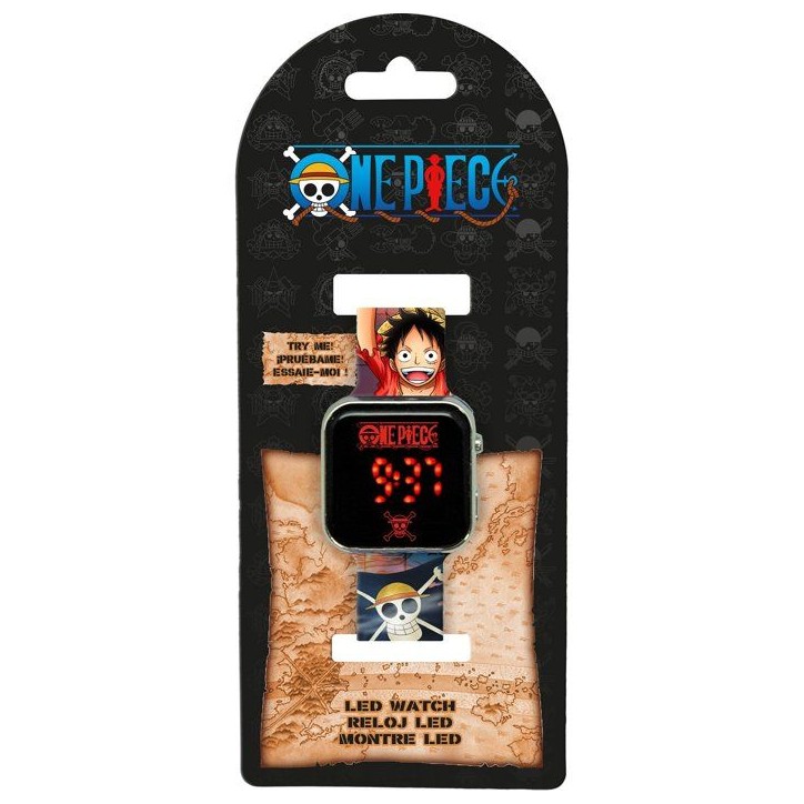 Montre LED - KIDS LICENSING - One Piece Luffy - Des 4 ans Montre LED - KIDS LICENSING - One Piece Luffy - Des 4 ans
