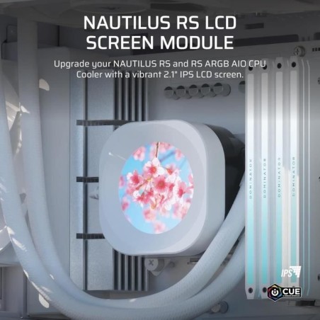 CORSAIR - NAUTILUS LCD RS - Module d'écran - White