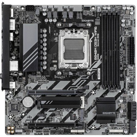 Carte mere - GIGABYTE - B840M DS3H WF6 - Format Micro-ATX - Chipset AMD B840 - DDR5 & PCIe 5.0 - WiFi 6