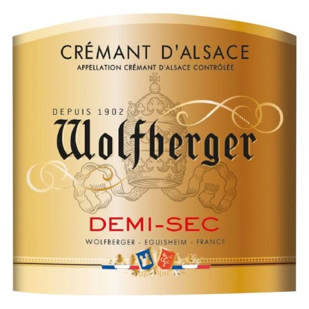 Wolfberger Crémant d'Alsace Demi-Sec - 75cl