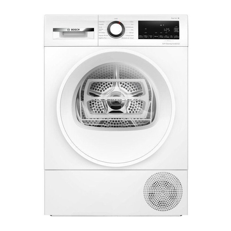 Seche-linge pompe a chaleur BOSCH Série 6 WQG13500FR - 9 kg - Inducti