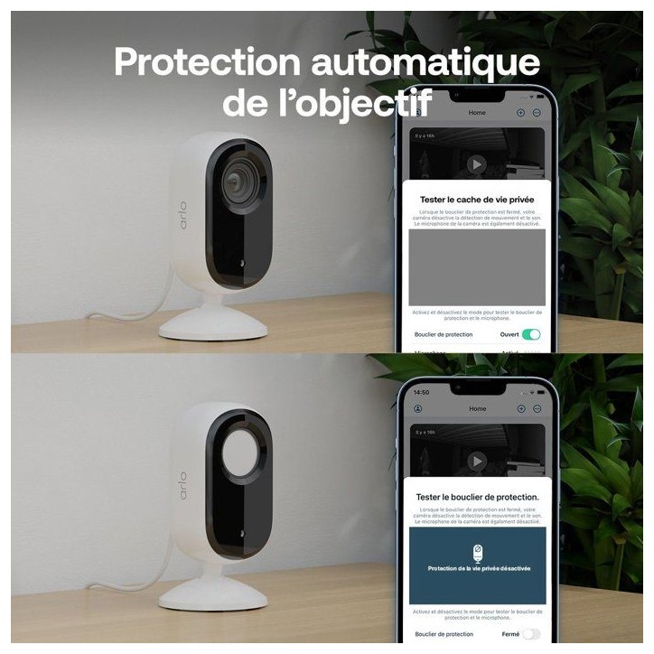 Caméra de surveillance - Arlo - Essential 3 2 caméras 2K - Intérieur Caméra de surveillance - Arlo - Essential 3 2 caméras 2K - Intérieur