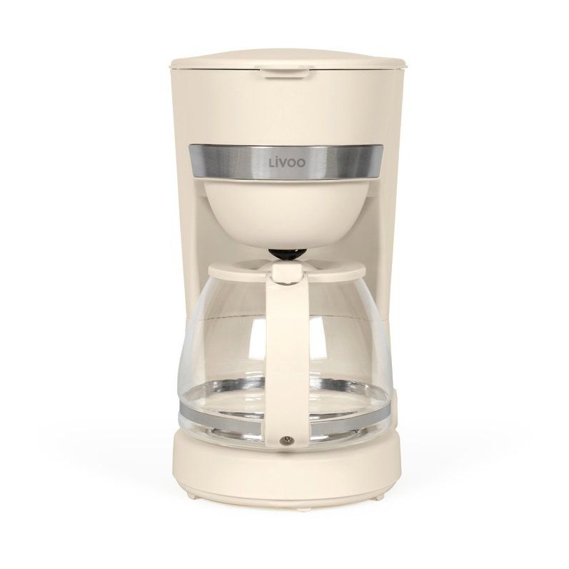 Cafetiere électrique - LIVOO - DOD200C - 750 W - 1,25 L - 10 a 12 tas