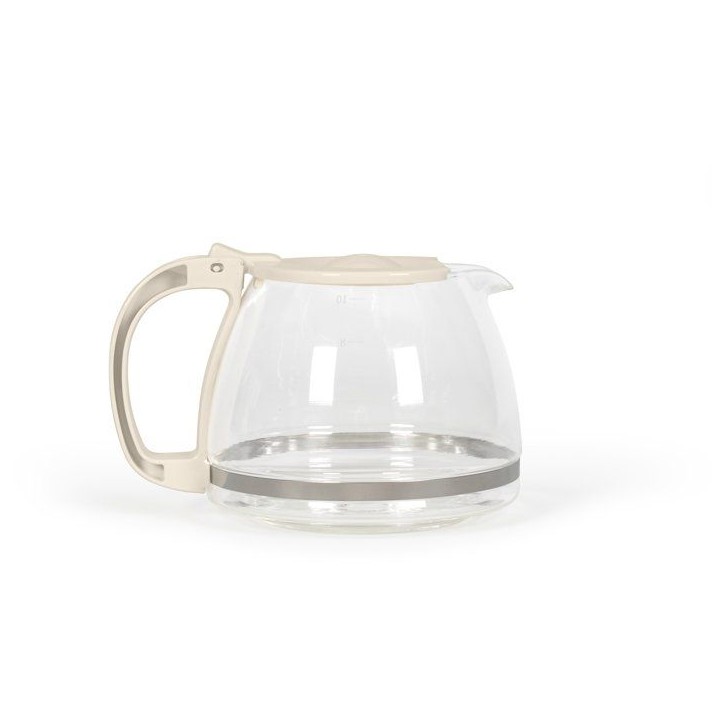 Cafetiere électrique - LIVOO - DOD200C - 750 W - 1,25 L - 10 a 12 tasses - Blanc cassé Cafetiere électrique - LIVOO - DOD200C - 750 W - 1,25 L - 10 a 12 tasses - Blanc cassé