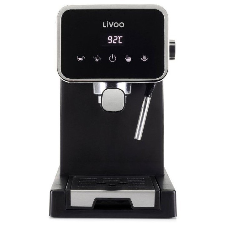 Machine a café expresso - LIVOO - DOD218N - 1100 W - 20 bars - Noir Machine a café expresso - LIVOO - DOD218N - 1100 W - 20 bars - Noir
