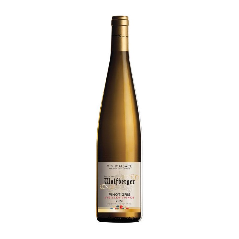 Wolfberger Vieilles Vignes 2023 Alsace Pinot Gris - Vin blanc d'Alsace