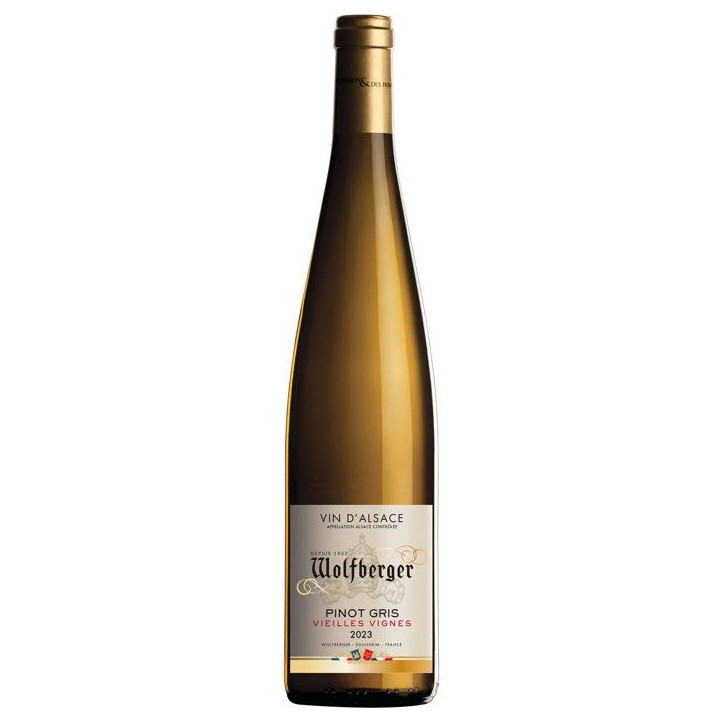 Wolfberger Vieilles Vignes 2023 Alsace Pinot Gris - Vin blanc d'Alsace