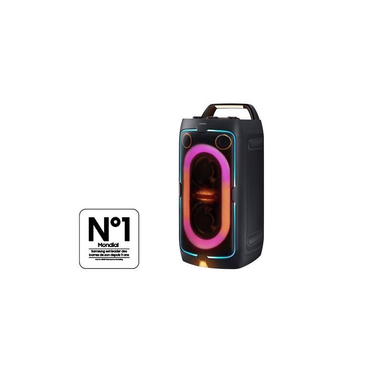 Enceinte - SAMSUNG - MX ST40F/XE - 160 W - Effets lumineux - Bluetooth - Batterie 16h - Noir Enceinte - SAMSUNG - MX ST40F/XE - 160 W - Effets lumineux - Bluetooth - Batterie 16h - Noir