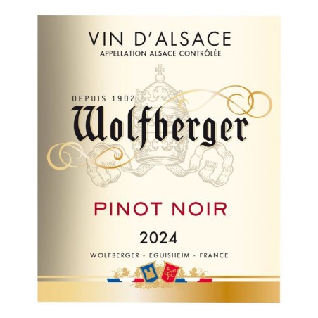Wolfberger 2024 Alsace Pinot Noir - Vin rouge d'Alsace