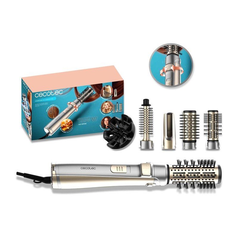 Brosse soufflante - CECOTEC - CeramicCare AirBrush Gyro 5in1 - 1100 W