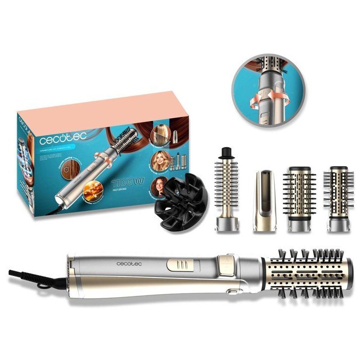 Brosse soufflante - CECOTEC - CeramicCare AirBrush Gyro 5in1 - 1100 W Brosse soufflante - CECOTEC - CeramicCare AirBrush Gyro 5in1 - 1100 W