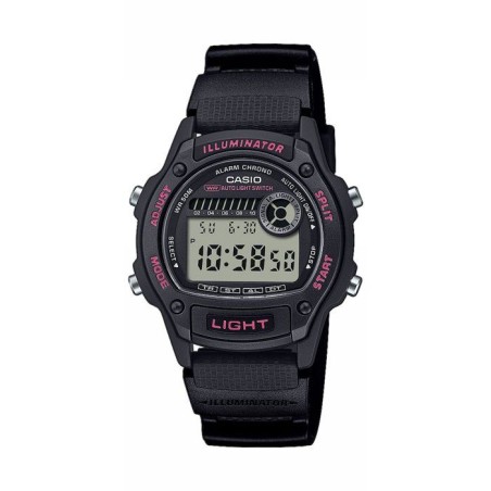 Montre - CASIO - W-220H - Mixte - Noir/Bleu - Quartz - Digital