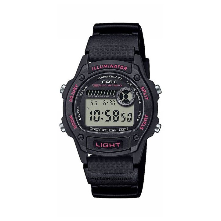 Montre - CASIO - W-220H - Mixte - Noir/Bleu - Quartz - Digital Montre - CASIO - W-220H - Mixte - Noir/Bleu - Quartz - Digital