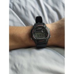 Montre - CASIO - W-220H - Mixte - Noir/Bleu - Quartz - Digital